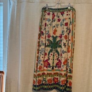 Rachel Zoe Vibrant Floral Maxi Skirt